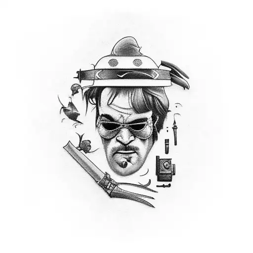 Box In Reel Of Bad Characters From Quentin Tarantino