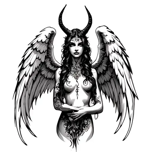 Demon With Angel Wings