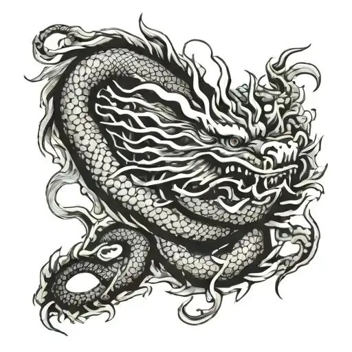Japanese Dragon And