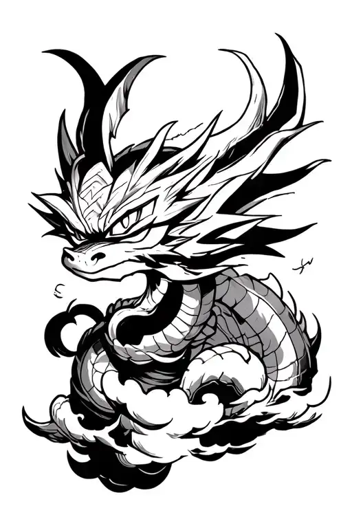 Sheng Long Dragon Ball Z Clouds