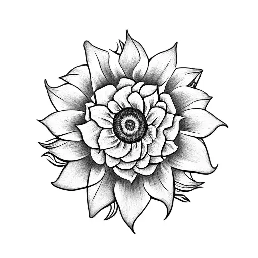 Sunflower Carnation Rose