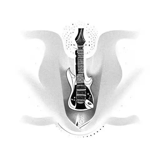 Electric Guitar And Tomb