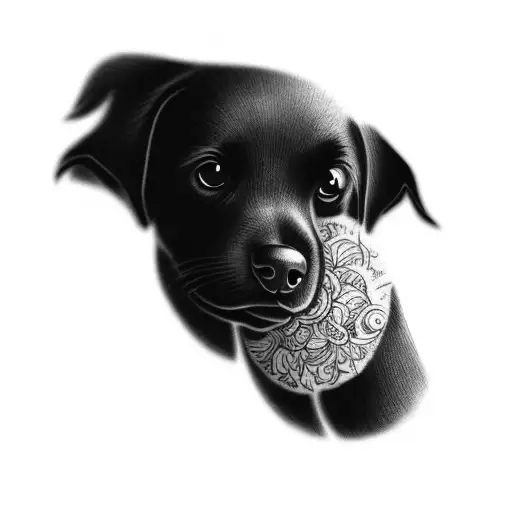 A Black Dog