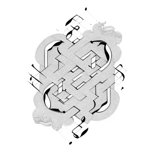 Frank Ocean Lyrics Intertwined With Musical Notes