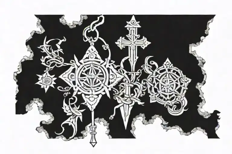 Honor And Discipline Justice Wisdom Courage Symbols