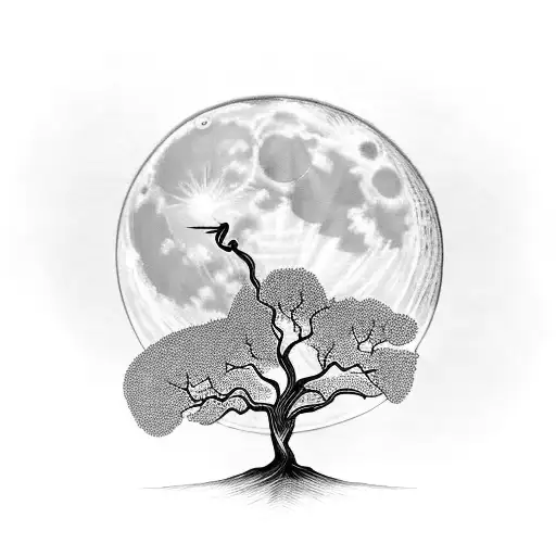 Tree Of Life Moon And Dance