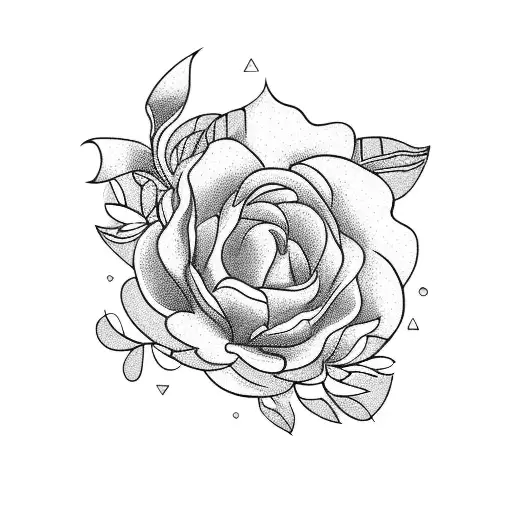 A Trail Of Blooming Flowers Winding Through A Mountain Range