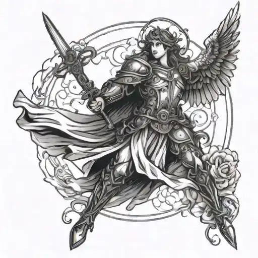 Guardian Angel With A Sword