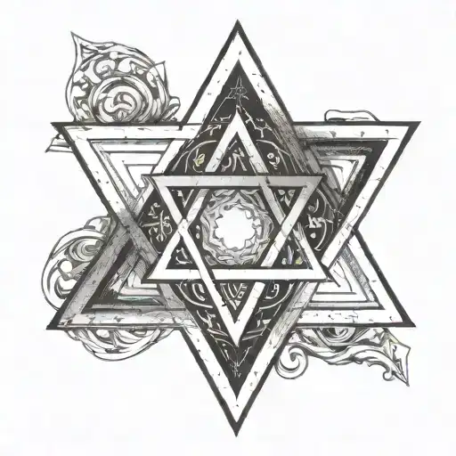 A Covered Up Star Of David