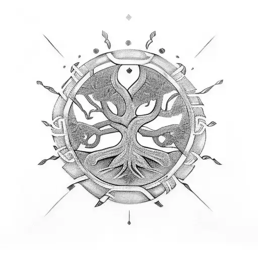 Celtic Family Symbol Tree Roots