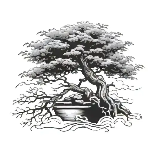 Eazy Bonsai Tree With Roots