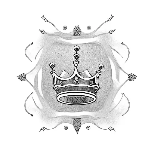 Two Crowns Flying From The Tree Of Life