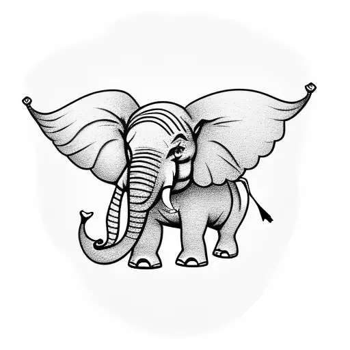 Pink Elephant Holding An Ak47