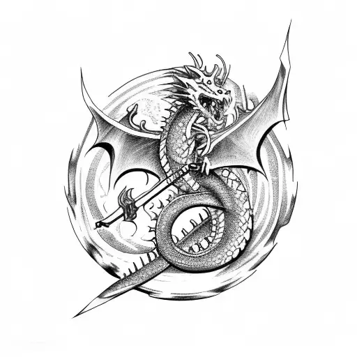 Guts Wielding The Dragon Slayer Sword