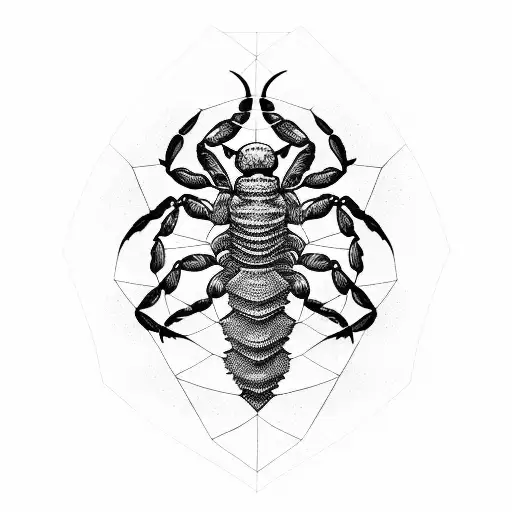 Scorpion Zodiac Sign Design