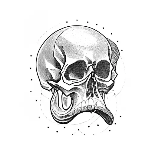 Skull Bearded Ship Captain