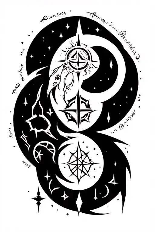 Runes Vikings Symbols And Moon Cycle