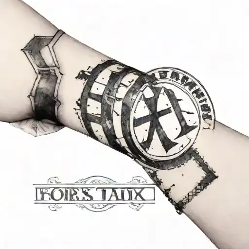 Roman Numbers Around The Forearm