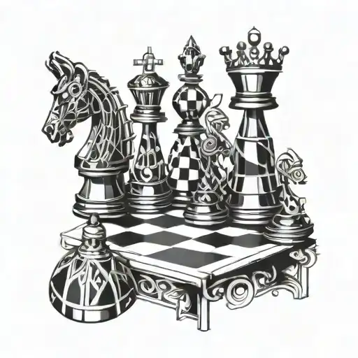 A Geometric Chess Piece Design Incorporating Elements Of Programming Code