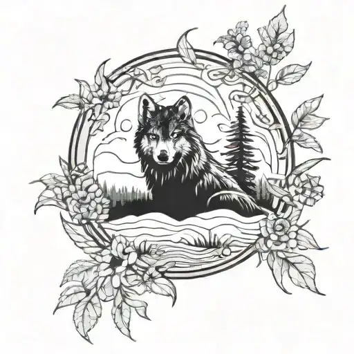 Wolf And Nature