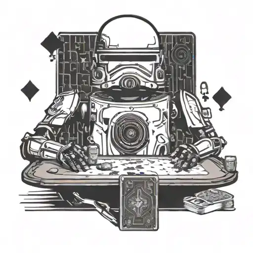 Star Wars Droid Playing Poker