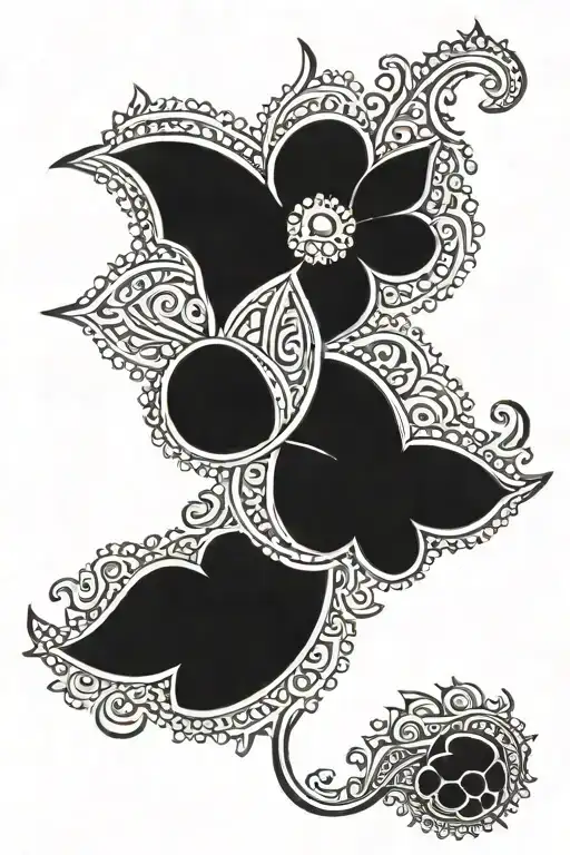 Henna Simple Design