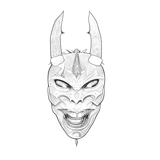 A Demon Mask