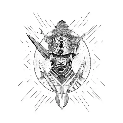 Masai Warrior Sunset