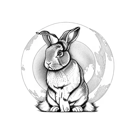 Rabbit On A Moon
