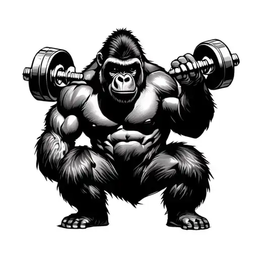 Gorilla Curling Dumbbell