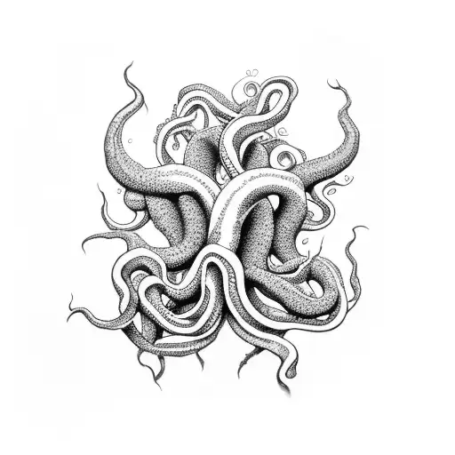 Tentacles Dark Goth Arm