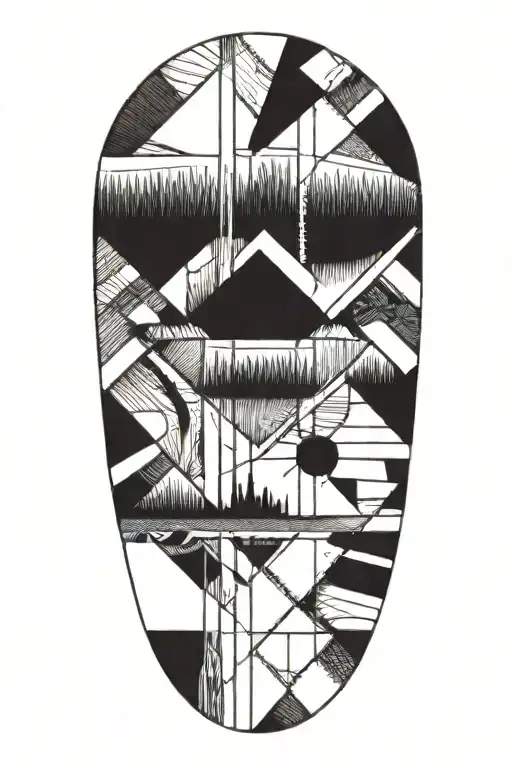 Bands And Lines Connecting Various