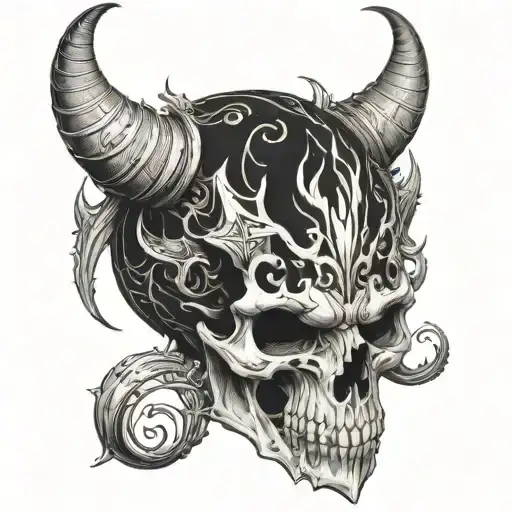 Devilish Creature Skull