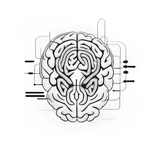 A Brain With Music Notes As Neural Pathways