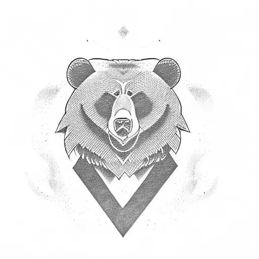 Hammer And Sickle And A Bear