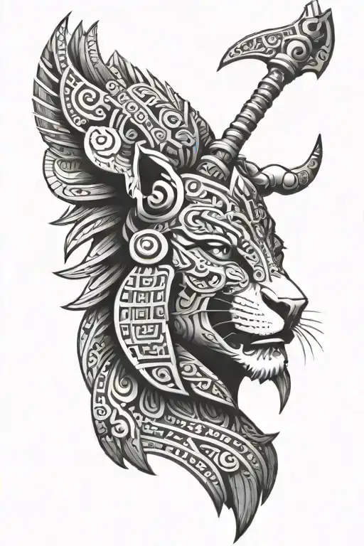 Aztec Jaguar Warrior