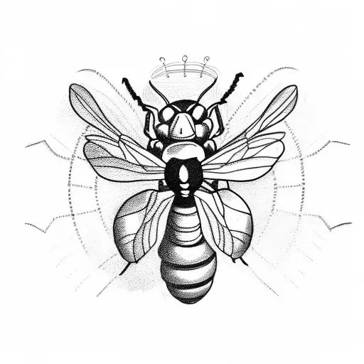 Note With Wasp At The Top And Crown