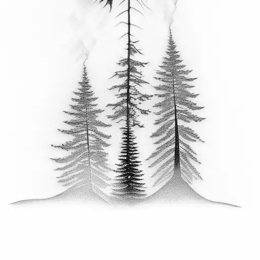 A Serene Forest Scene With A Hidden Beer Bottle