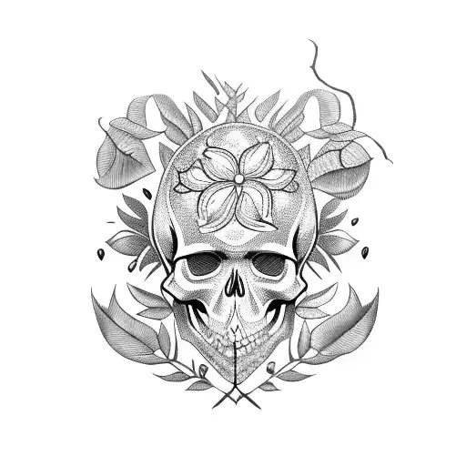 A Plant With Skull As Fruits