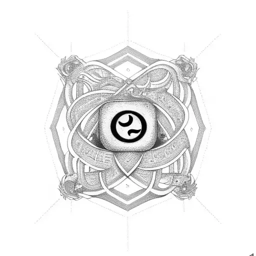 Cpu With Infinity Symbol In Center