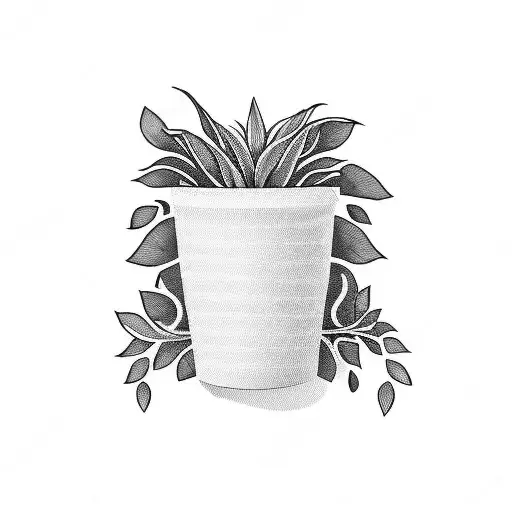 Small Plant In A Pot
