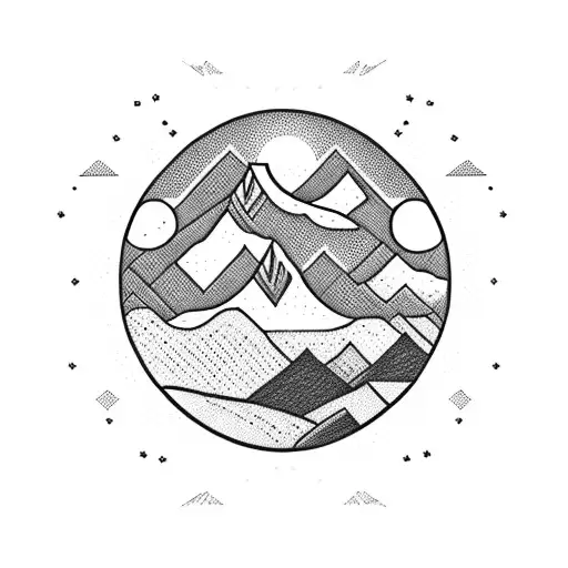 A Small Mountain Under Three Stars