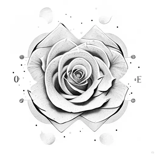 Rose Petals Falling With Homunculous Symbol And Free Life