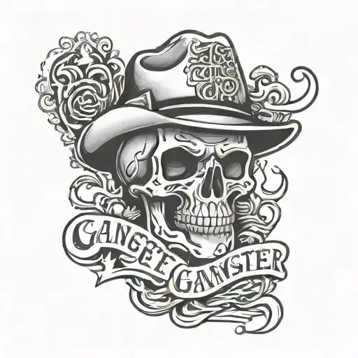 Gangster Lettering Style