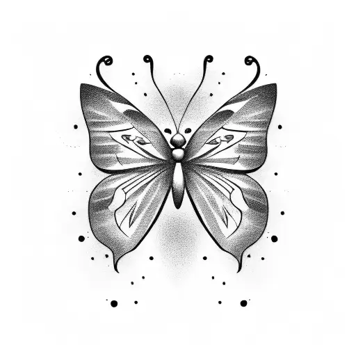 Butterfly With Guitar