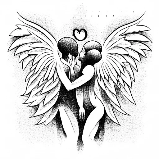 Angel And Demon In Love