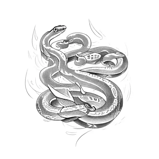 Snake And Basketball