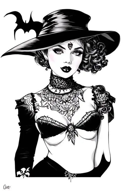 Halloween Pin Up Girl