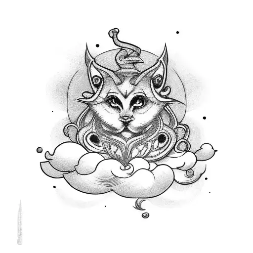 Scroll With Clouds And Bible Verse