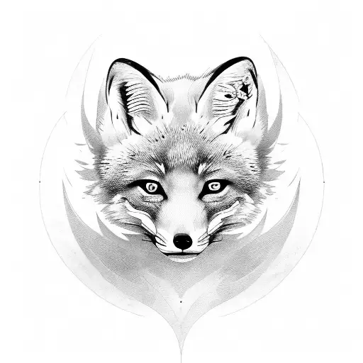 Painted Fox Full Body